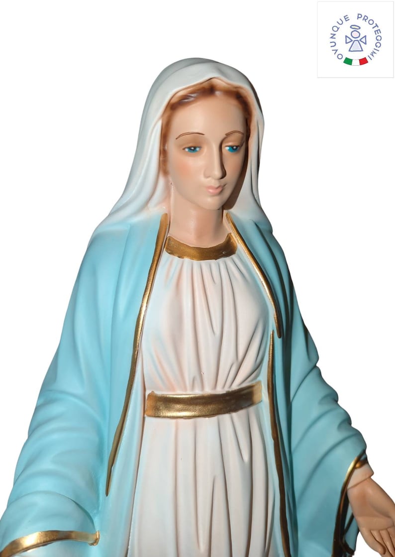 Estatua de resina de la Virgen Milagrosa con las manos abiertas, 50 cm ...
