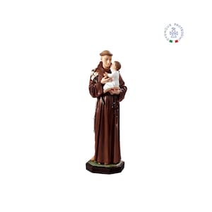 Resin statue of St. Anthony of Padua 100 cm. 39.37&#39;&#39; resin statue of St. Anthony of Padua. With Baby Child. MADE IN ITALY.