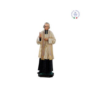 Fiberglass statue of St. John Vianney. 49.21&#39;&#39; Fiberglass statue of St. John Vianney.