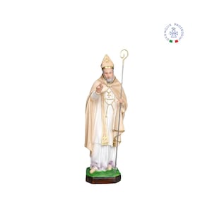 Resin statue of St. Alphonsus Maria de Liguori 45 cm tall. 17.71&#39;&#39; St. Alphonsus Maria de Liguori resin statue. MADE IN ITALY.