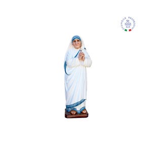 Resin statue of Mother Teresa of Calcutta, 80 cm high. 31.50&#39;&#39; Resin statue of Mother Teresa of Calcutta. MADE IN ITALY.