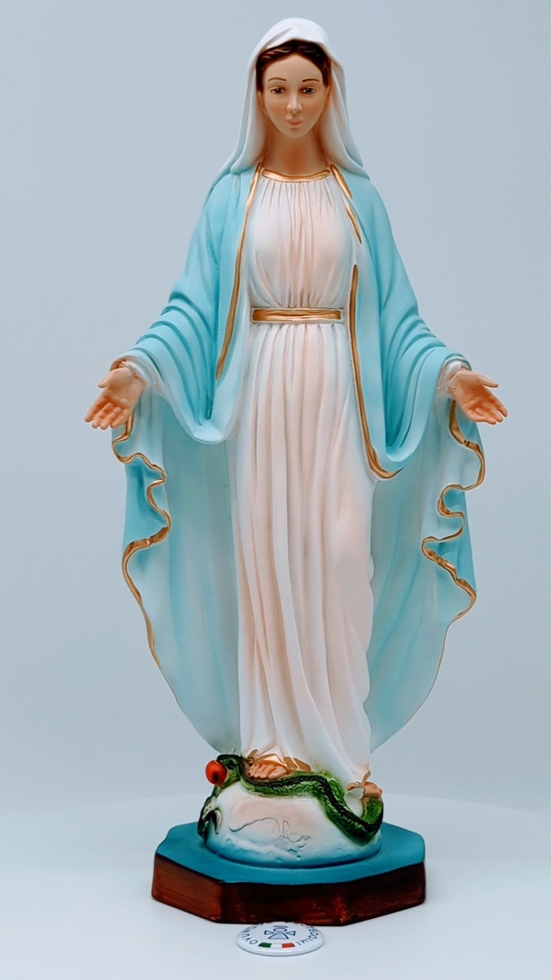 Our Lady of Grace Statue With 40 inches 1574 Cm in Resin Etsy