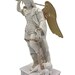 Statue of St. Michael the Archangel White With Gold Details 30 Cm ( 11. ...
