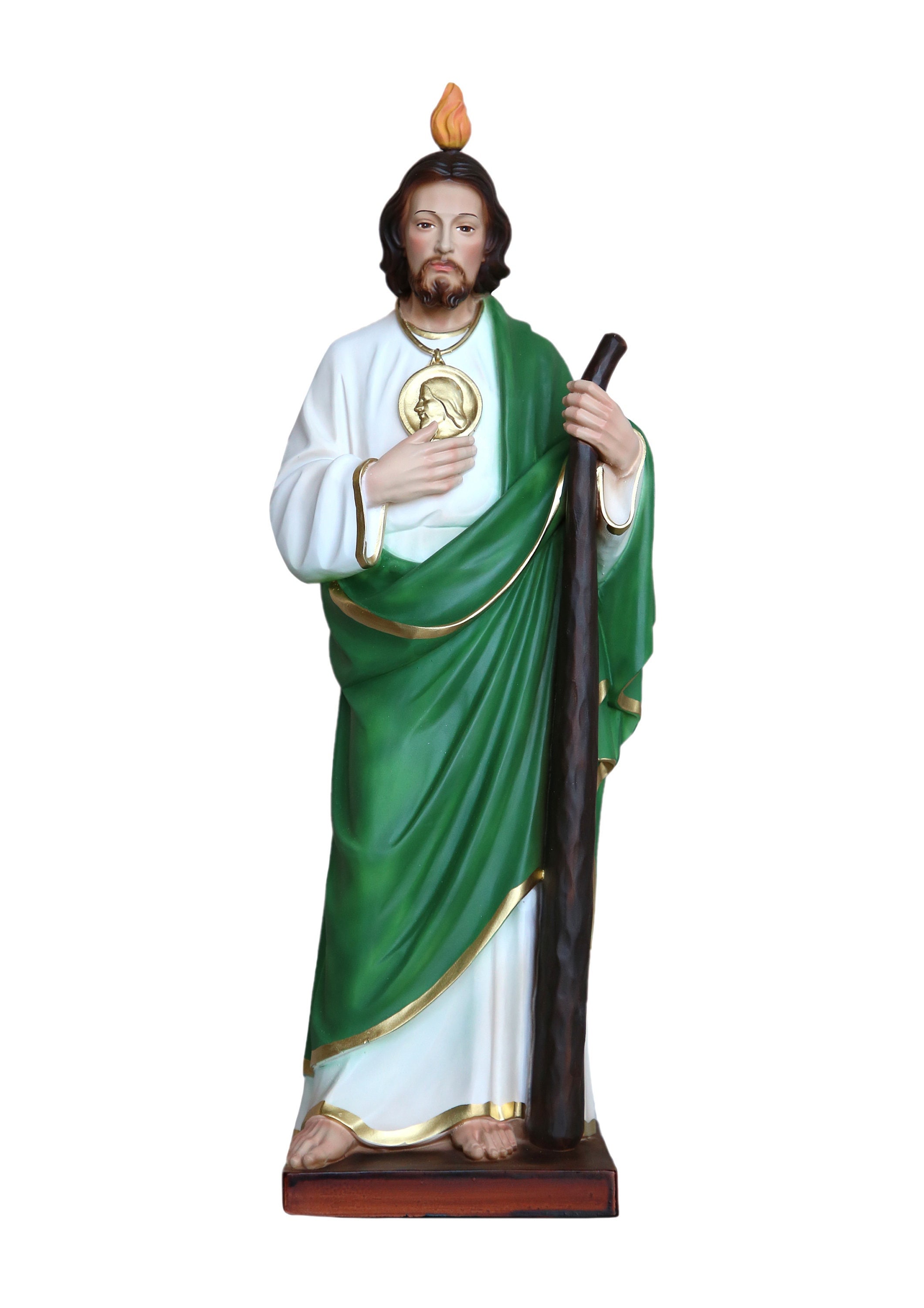 Estatua De Resina De San Judas Tadeo 40 Cm Para Interiores Y 