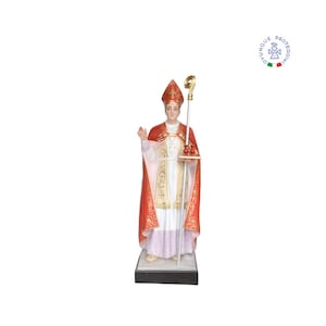 Statua in vetroresina di San Gennaro alta 150 cm, per interni ed esterni. 59.05&#39;&#39; St. Gennaro fiberglass statue. MADE IN ITALY.