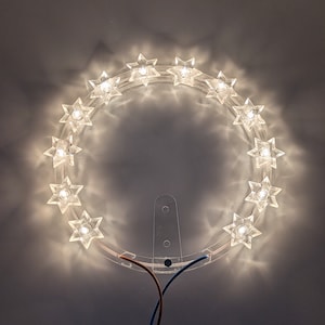 Luminous Halo, Luminous Chaplet, luminous star for statues, diameter 22 cm. (diameter 8.66 inches) - 220 V