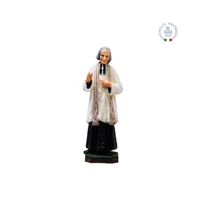 Resin statue of Saint Curé of Ars, 30 cm. For indoors and outdoors. Saint John Vianney. 11.81&#39;&#39; Resin statue of St. John Vianney.