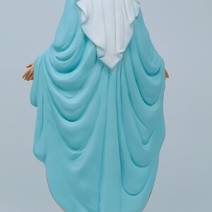 Estatua de la Virgen Milagrosa con 40 cm en resina para interiores y ...