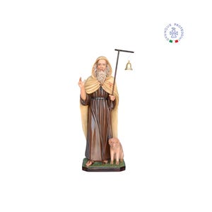 Resin statue of St. Anthony Abbot cm 130. Suitable for indoors and outdoors. 51.18&#39;&#39; Resin statue of St. Anthony Abbot. MADE IN ITALY.