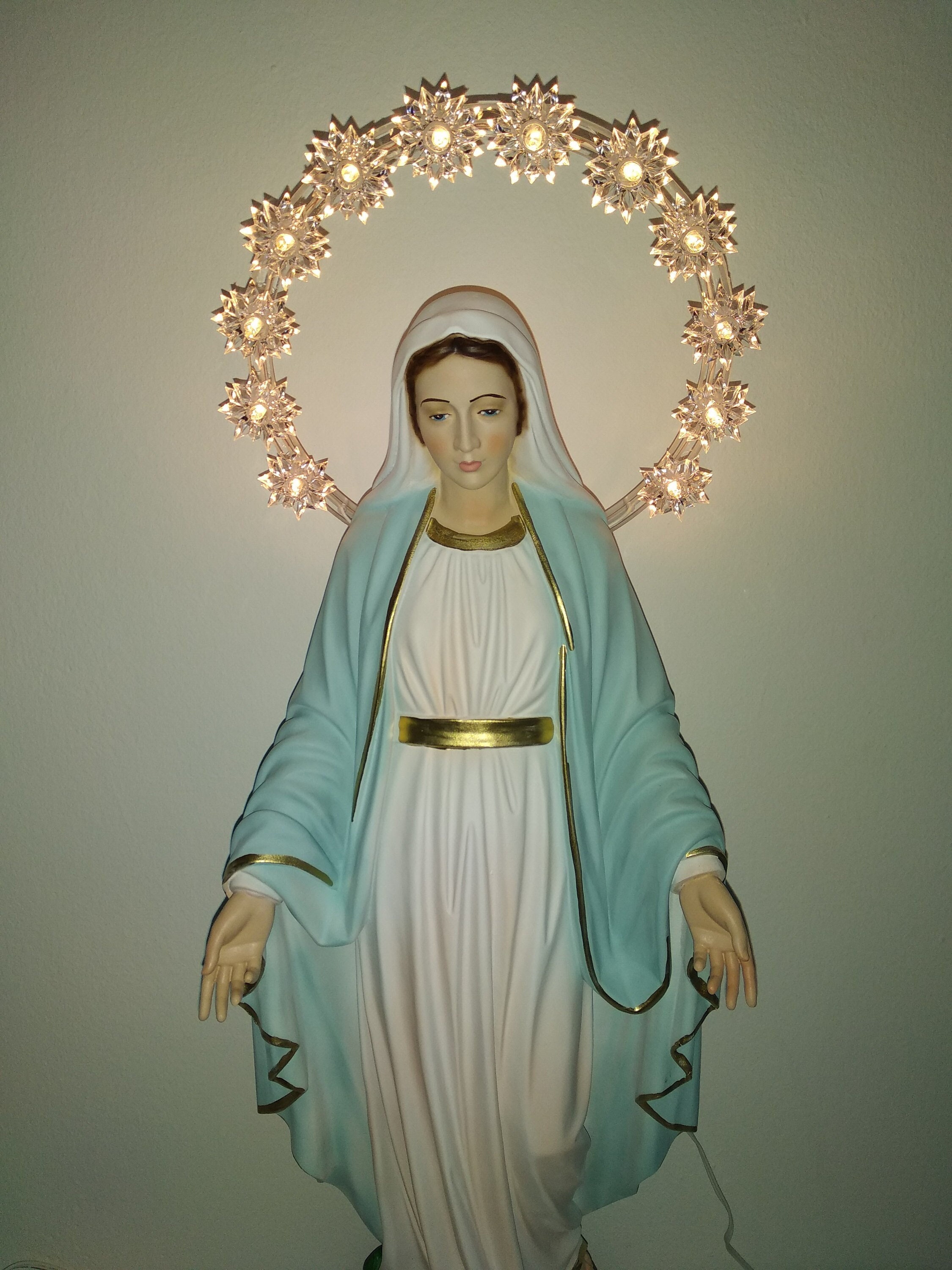 Statue of Our Lady Immaculate Conception Cm 50 inches 1968 | Etsy