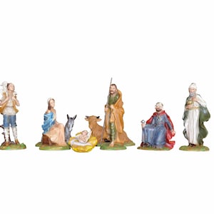 Nativity in resin 20 cm inches 7,87 MADE IN ITALY