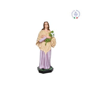Statue of Saint Maria Goretti cm 85 in resin, for indoors and outdoors. 33.46&#39;&#39; Saint Maria Goretti resin statue. MADE IN ITALY .
