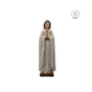 Statue of Maria Rosa Mistica cm 46 in marble dust. Our Lady of Mystical Rose in marble dust. Rosa Mystica statue. Statue of Mystic Rose