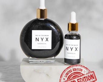 Nyx Scented Body Oil - Moisturizing Perfume Oil with Lavender Scent. For Witches and Romantasy Lovers. Safe for Sensitive Skin.