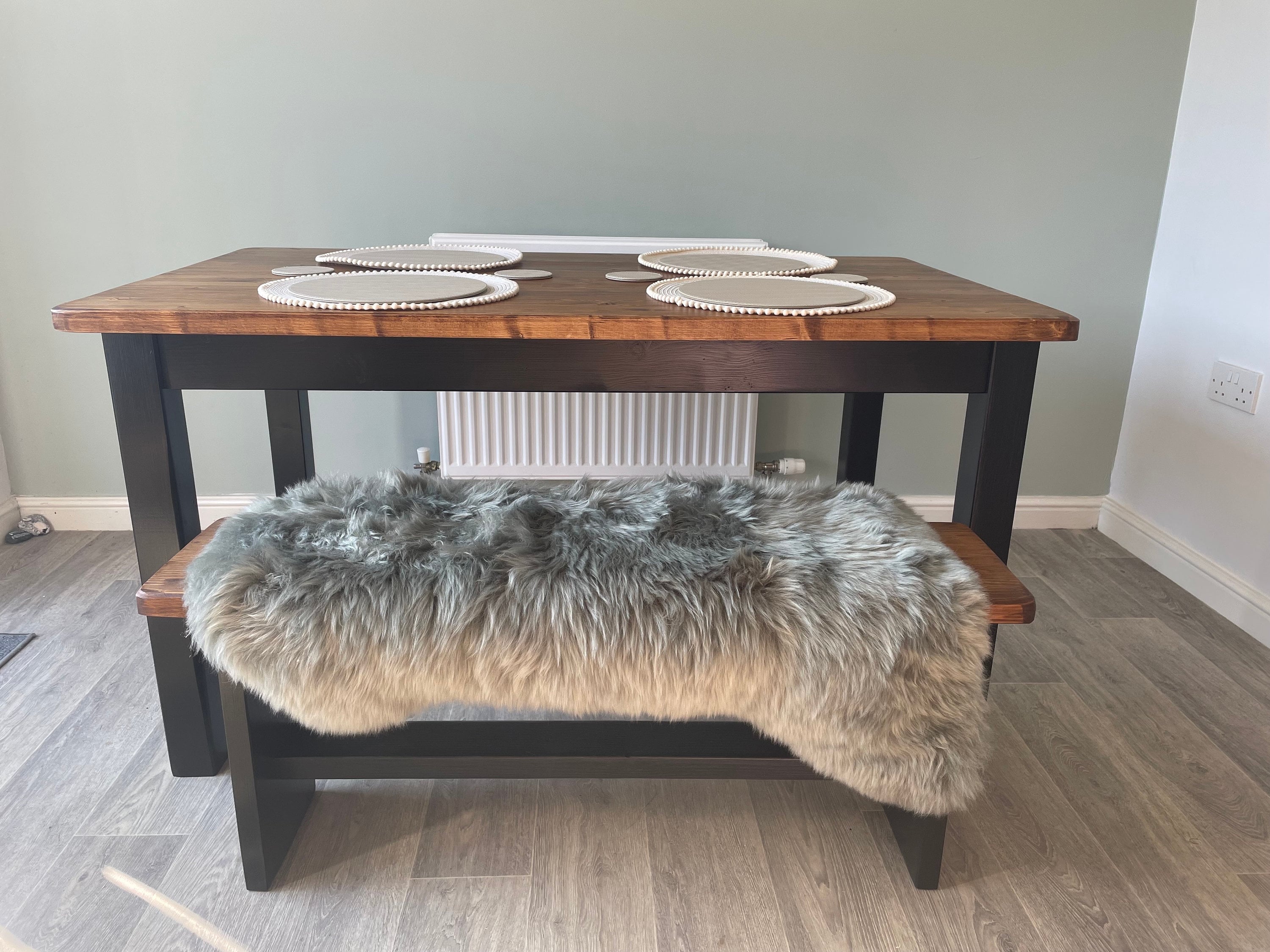 Dining room bench with back covers hot sale