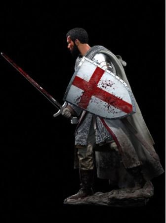 Details about   1/18 90mm Resin Templar Knight Injured Warrior Unassembled Unpainted 2776 
