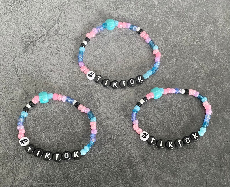 Tiktok Bracelet Tiktok Merch Tiktok Gifts Children's Etsy
