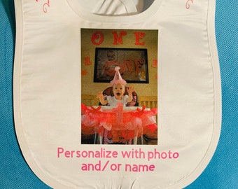 Custom Baby Bib, Personalized Baby Bib, Match Baby Outfit, Baby Shower Gift, Baby Gift, BabyValentine's Day Gift