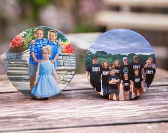 Large Custom Coaster Set of 4 Choose Home |Custom Made |Personalized Coasters | Custom Coasters | Photo Coasters |Gift Ideas |