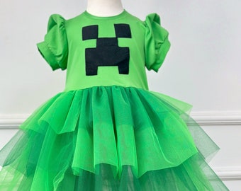 Déguisement tutu d'Halloween pour fille M.necraft, tenue d'haloween pour tout-petit, robe de reconstitution historique, petite fille