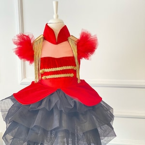 Nutcracker Girl Costume, Girl Circus Costume, Toddler Christmas Dress, Xmas Tree Photoshoot Outfit, Girl Gown, Girl Birthday Dress