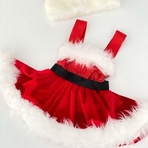 Miss Santa Claus Dress, Girl Noel Costume, Toddler Christmas Dress, Baby  Noel Outfit, Christmas Tree  Photoshoot  Dress, Noel Outfit