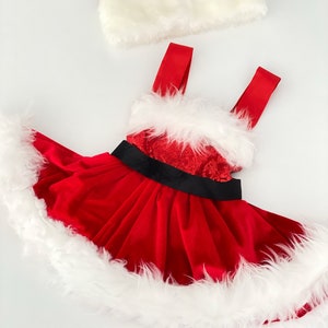 Miss Santa Claus Dress, Girl Noel Costume, Toddler Christmas Dress ...