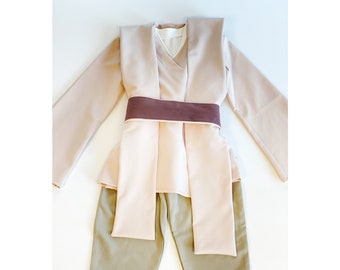 Peuter Jedi Geïnspireerd Kostuum, Star Wars Geïnspireerd Kostuum, Kids Jedi Robe Geïnspireerde Outfit, Kids School Pageant