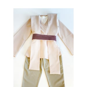 Costume ispirato ai Jedi per bambini, Costume ispirato a Star Wars, Vestito ispirato alla veste Jedi per bambini, Concorso scolastico per bambini