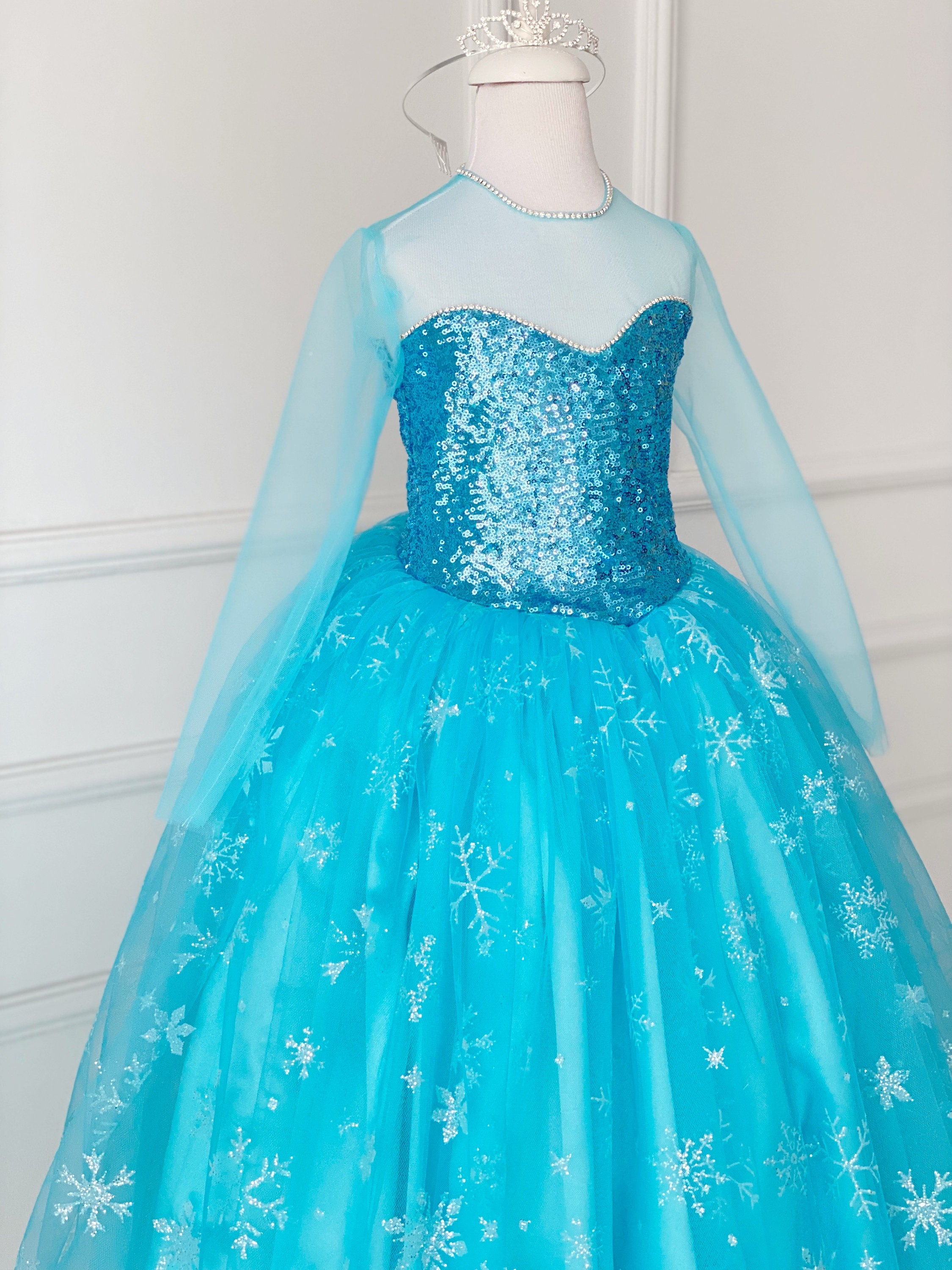Elsa Inspired Dress Frozen Inspired Girl Dress Frozen - Etsy