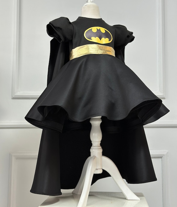 Super Girl Inspired Toddler Hero Halloween Costume, Bat Girl Costume,  Birthday Photoshoot,hero Photoshoot, Black Cosplay Party,halloween(us) -  Etsy