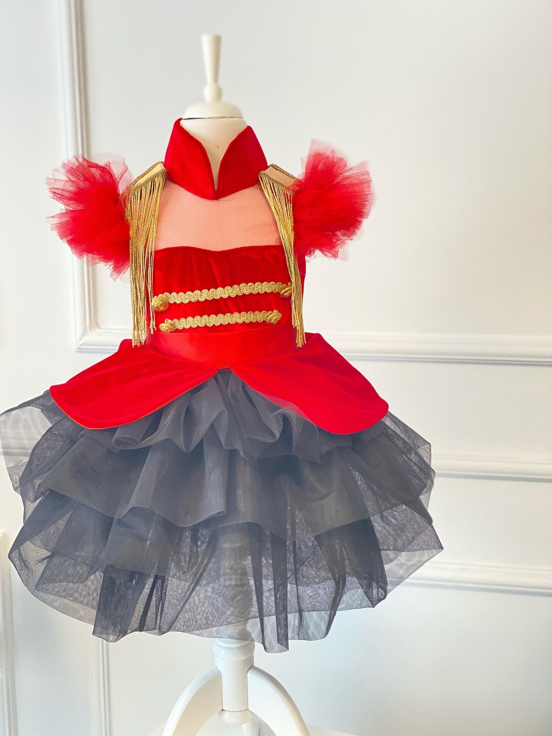 Nutcracker Girl Costume, Girl Circus Costume, Toddler Christmas Dress