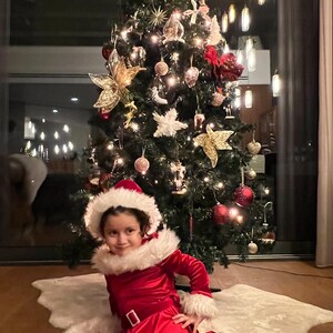 Christmas Santa Girl Dress, Toddler Xmas Photoshoot Outfit, Santa Claus Dress, Girl Costume image 3