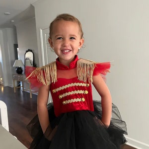 Nutcracker Girl Costume, Christmas Costume, Girl Circus Costume, Toddler Circus Costume, Showman Costume, Girl Birthday Dress