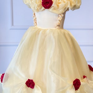 Belle Inspired Girl Costume Princess Costume for Toddler - Etsy