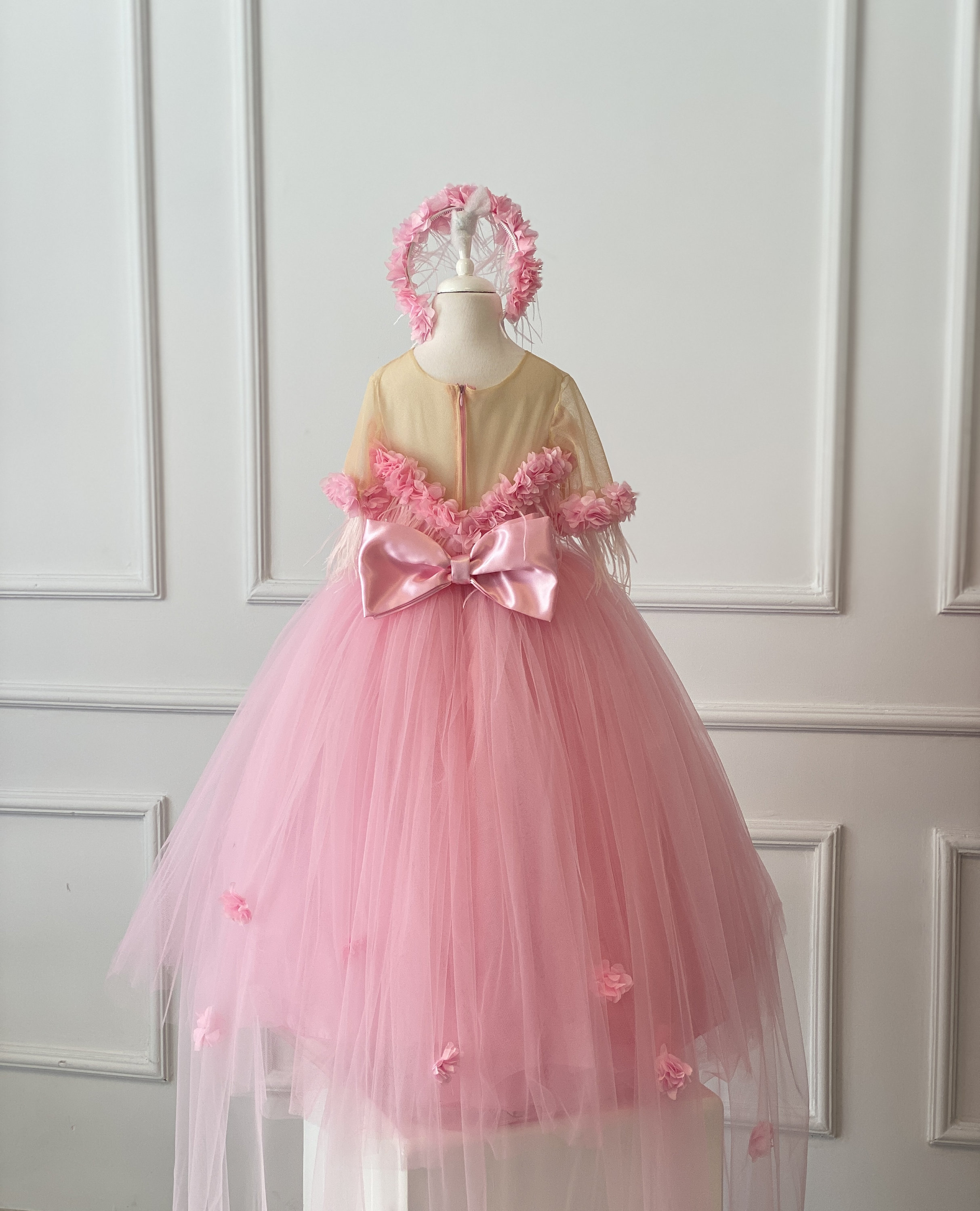 Mint Flower Girl Dress Little Bridesmaid Dress Toddler Strap Dress