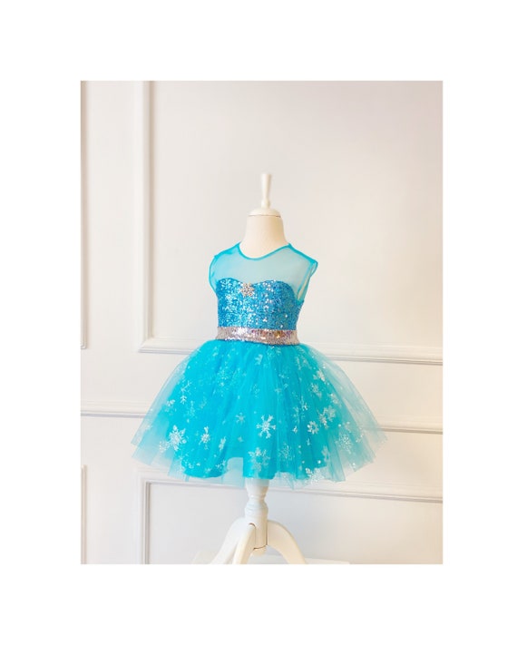 Elsa Inspired Costume Elsa Inspired Dress Frozen Birthday Girl