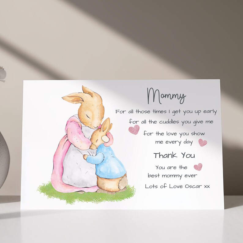 Personalised Mummy Card For Mommy Mum Birthday Card For Mummy Mothers Day Card Greeting Card For Mummy Happy Birthday Mummy 画像 4