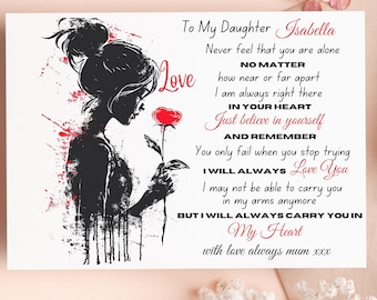 Daughter Birthday Card Personalised Daughter 18th Birthday 16th Card For Granddaughter Special Daughter Birthday Card For Her 21st Birthday