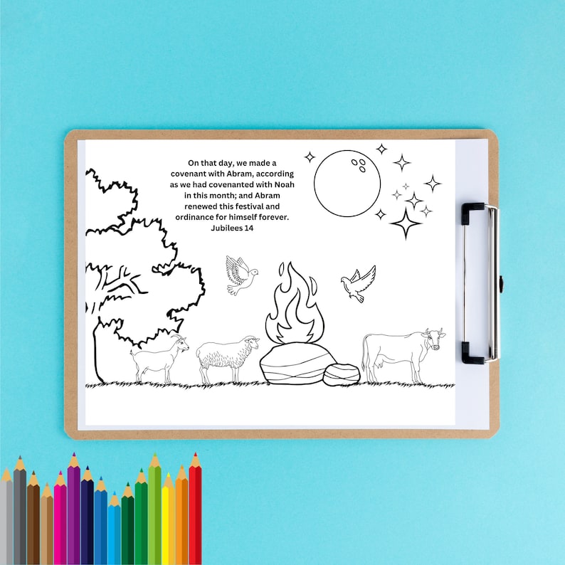 Shavuot for Kids, Shavuot Printable, Coloring Page for Kids, Biblical ...