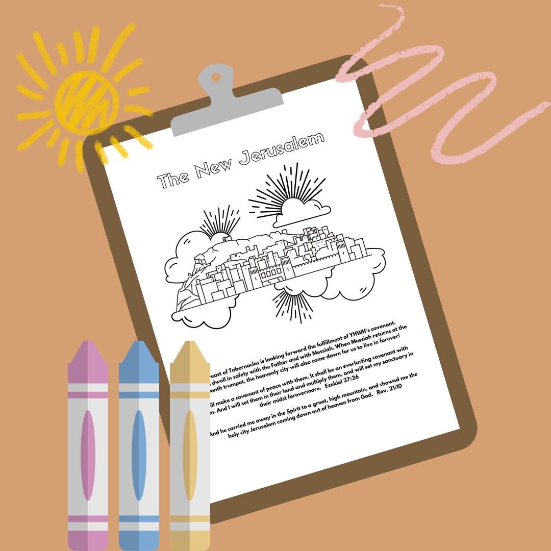Fall Feast Kids Bundle, Activity Bible Sheets, Sukkot for Kids ...
