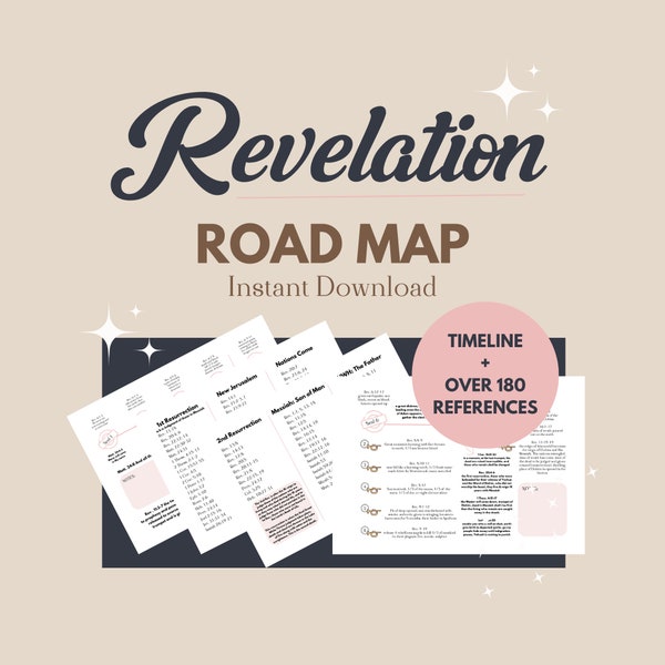 Revelation Road Map Bible Study Verse Map Bible Study Printable