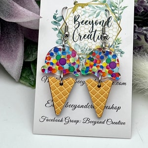 Icecream Cone Earrings