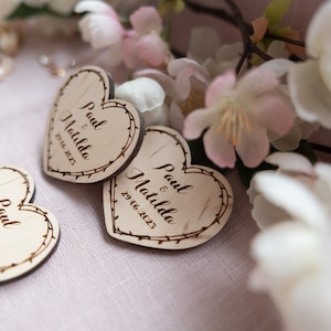 Custom Wooden Fridge Magnets – Personalized Wedding Favors Your Guests Will Love