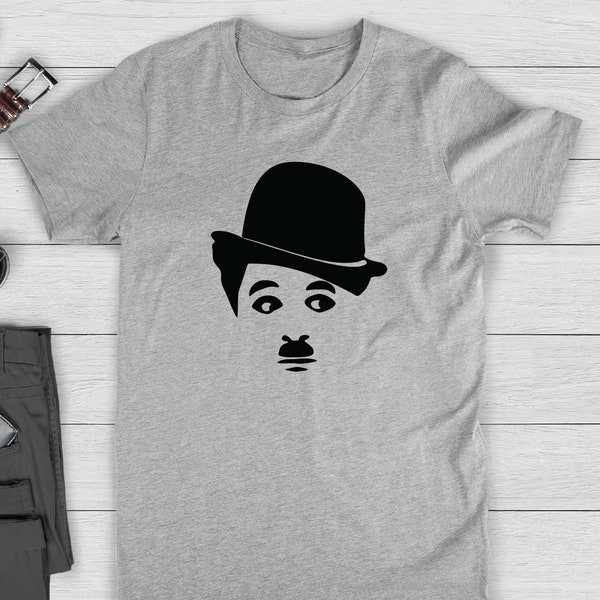 Charlie Chaplin Shirt, Black Chaplin Shirt, Funny Charli Chaplin T-shirt, Charli Chaplin, Funny Shirt, Gift for Him