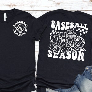 Chemise squelette de baseball, chemise de baseball de saison, cadeau pour amateur de baseball, chemise de baseball, chemise de l'équipe de baseball, chemise de saison