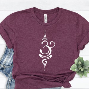 Om Shirt \ Breath Shirt \ Sanskrit Shirt \ Zen Tee \ Yoga Shirt \ Yogi Gift