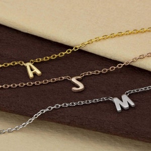 Initial Necklace  | Custom Letter Necklace | Initial Necklace Gold | Personalized Name Necklace | Handmade Tiny Cute Initial Necklace