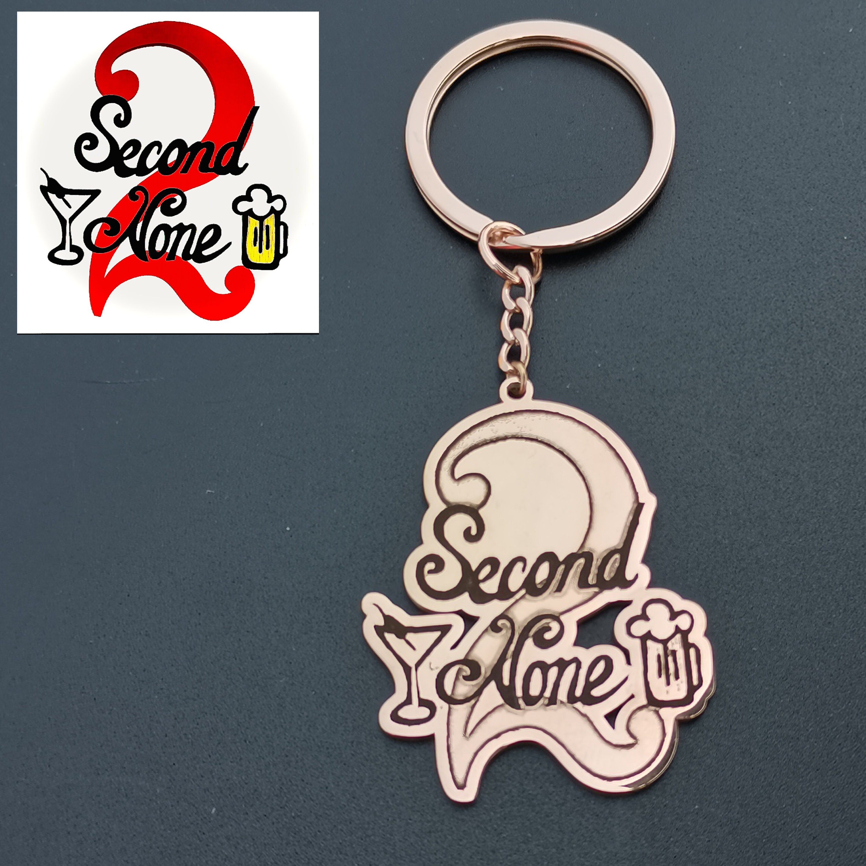 Custom Logo Keychain: Personalized Photo Keyring, Business Gift - Etsy