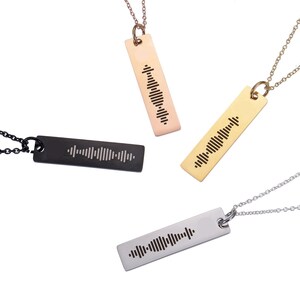 spotify custom necklace